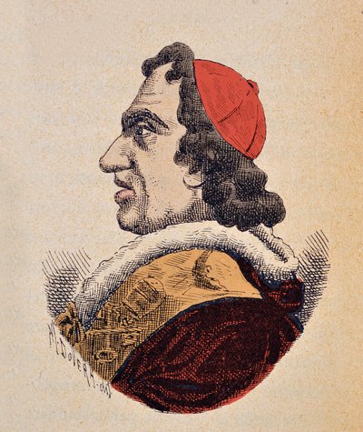 Ritratto del Papa Pio VII (Pio) (1800-1823), 1898 (incisione con colorazione successiva) da Italian School